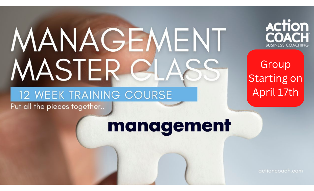 management masterclass flyer