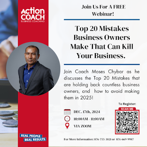 Free Webinar: Top 20 Mistakes Business Owners Make That Can Kill Your Business