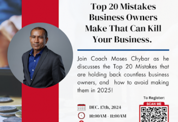 Free Webinar: Top 20 Mistakes Business Owners Make That Can Kill Your Business